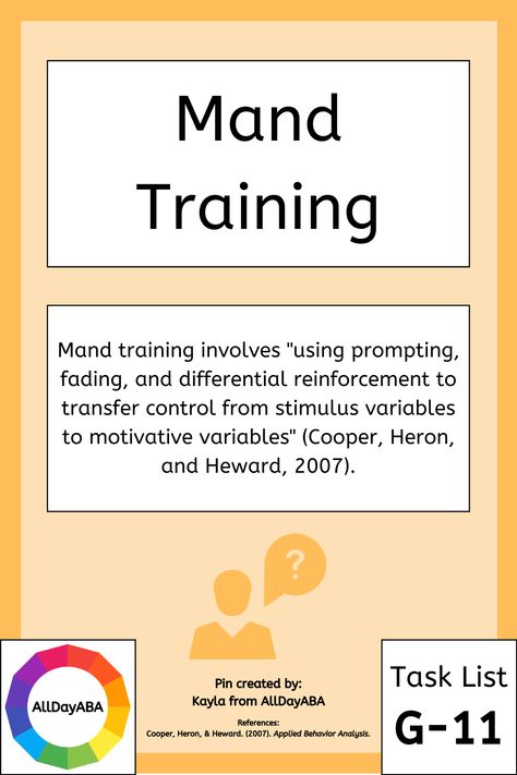 This blog post will cover G-11 of Section 2 in the BCBA/BCaBA Fifth Edition Task List. You will learn about "Skinner's analysis... [of] verbal behavior" (Behavior Analyst Certification Board, 2017). #behavior #behaviour #verbalbehavior #verbalbehaviour #appliedbehavioranalysis #appliedbehaviouranalysis #allthewaystoaba #mand #tact #echoic #intraverbal #mands #tacts #echoics #intraverbals #manding #tacting #Skinner #BFSkinner #AllDayABA Manding Aba, Intraverbals Aba, Verbal Behavior Aba, Manding Aba Activities, Rbt Certification, Rbt Tools, Rbt Resources, Rbt Training, Aba Terms