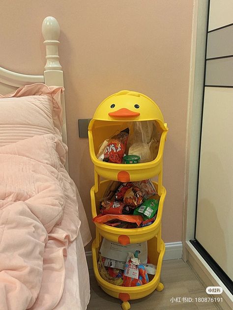 Duck Room Ideas, Gudetama Bedroom, Cute Duck Room Decor, Gudetama Plush Aesthetic, Gudetama Figurines, Cute Furniture, Study Room Decor, Pinterest Room Decor, Cute Bedroom Decor