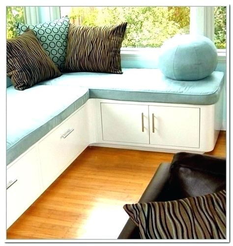 corner window seat - Google Search Corner Bench Seating With Storage, Sitout Designs With Seating, Wooden Corner Seating, Kitchen Corner Bench Seating, Banquette Seating With Storage, Outdoor Corner Bench, Window Storage Bench, Seating With Storage, Kitchen Corner Bench