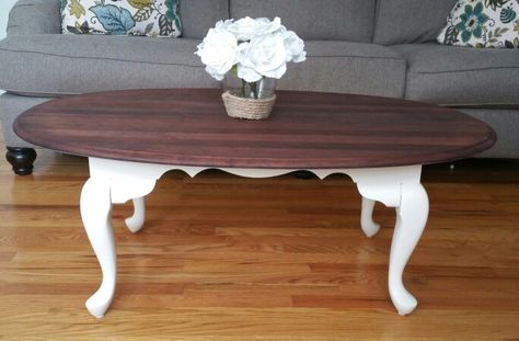 Oval Coffee Table Oval End Table Makeover, Oval Coffee Table Makeover, Oval Coffe Table, Refurbished Oval Coffee Table, Living Room Oval Wood Coffee Table, Living Room Wall Ideas, Oval Coffee Table Vintage, Room Wall Ideas, Oval Tables