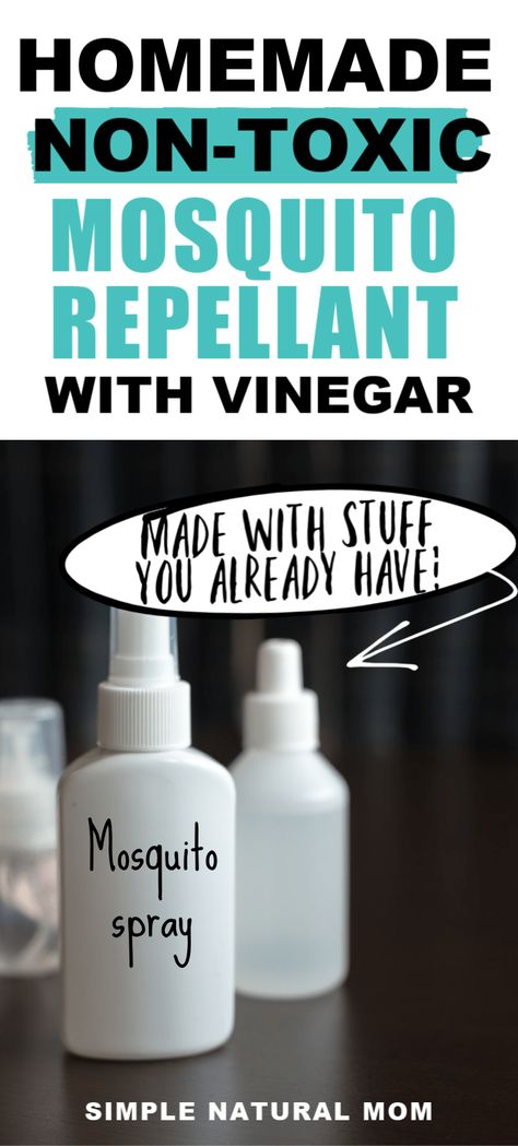 Simple Homemade Mosquito Repellent with Vinegar – Simple Natural Mom Homemade Mosquito Repellent For Skin, Diy Mosquito Repellent For Skin, Epsom Salt Diy, Home Made Mosquito Repellent, Natural Mosquito Spray, Homemade Mosquito Spray, Homemade Mosquito Repellent, Mosquito Yard Spray, Homemade Bug Repellent