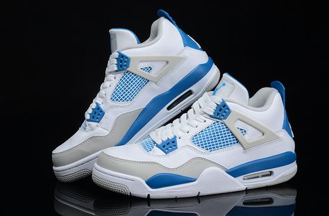 Jordan 4 Bleu, Air Force Dunk, New Jordans, Aesthetic Nike, Alternative Shoes, Pretty Sneakers, Fly Shoes, Jordan Retro 4, Nike Shoes Girls