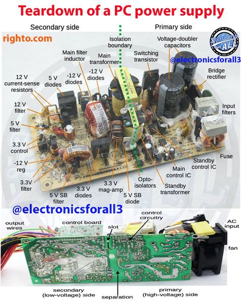 Basic Electrical Engineering, Variable Power Supply Circuit, Electronic Circuit Board, Electronics Projects For Beginners, Basic Computer Programming, Basic Electronic Circuits, Computer Power Supplies, Ac To Dc Power Supply Circuit, Dc To Ac Power Inverter