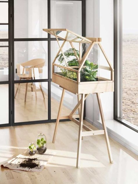 Serre Diy, Porch Greenhouse, Modern Greenhouses, Mini Serre, Best Greenhouse, Portable Greenhouse, Design House Stockholm, Indoor Greenhouse, Greenhouse Interiors