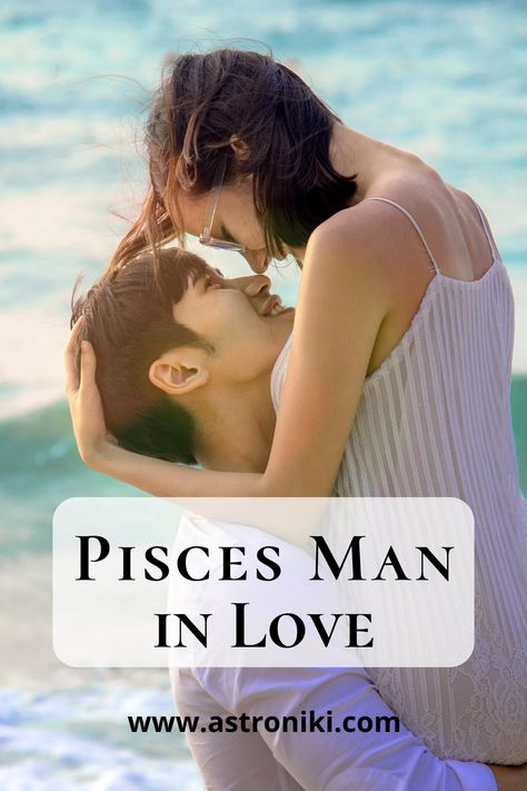 It is one of the easiest to tell. A Pisces man when in love puts you on a pedestal and sees you through rose-colored glasses while intuitively tuning into your feelings, and intuitively knowing your needs and desires. Pisces Man Turn Ons, Pices Men, Pisces In Love, Pisces Man In Love, Pisces Compatibility, Pisces Personality, All About Pisces, Pisces Traits, Scorpio Girl