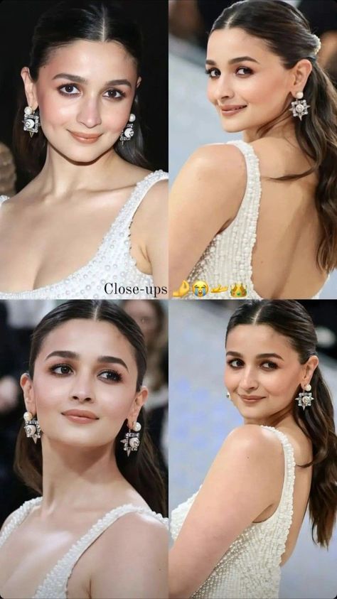 Alia Bhatt Makeup Looks, Messy Ponytail Hairstyles, Royal Indian Wedding, Henna Designs Back, Best Indian Wedding Dresses, Makeup Tuts, Alia Bhatt Photoshoot, Soft Makeup Looks, Bridesmaid Hair Makeup