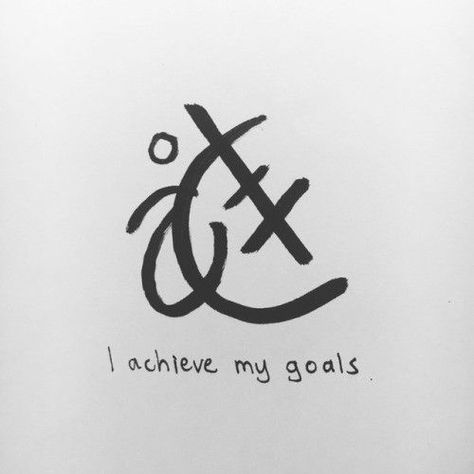 I Achieve My Goals, Sigil Tattoo, Magick Symbols, Magia Das Ervas, Wiccan Symbols, Spell Books, Witch Spirituality, Future Vision, Magic Spell Book