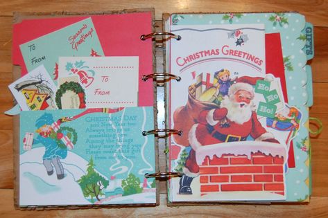 Memory Bound BLOG: October Afternoon Christmas Album! December Daily Ideas Inspiration, Christmas Journals, Book Journals, Christmas Mini Albums, Homemade Books, Flip Books, October Afternoon, Golden Books, Altered Book Art