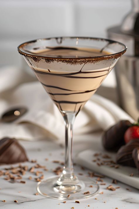 For a real treat, try this decadent Godiva chocolate martini. Made with 7 ingredients, this is one cocktail that's guaranteed to impress! Chocolate Martini Recipe Easy, Chocolate Martini Recipe Godiva, Godiva Chocolate Martini, White Chocolate Martini, Chocolate Martini Recipe, Strawberry Martini, Rustic Wreaths, Whipped Cream Vodka, White Chocolate Shavings