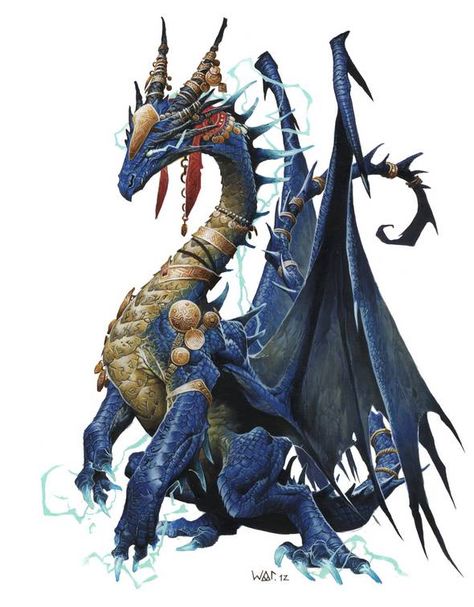 Dragon Lightning, Wayne Reynolds, Dragon Time, Arcadia Quest, Legendary Dragons, Fantasy Writer, D D Monsters, Blue Dragon, Creature Feature