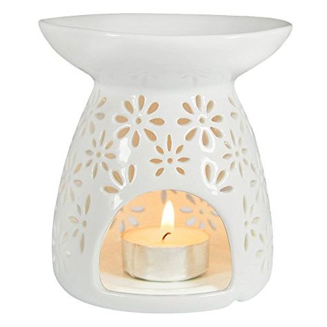 Candle Fire, Aroma Burner, Ceramic Oil Burner, Essential Oil Burner, Elegant Artwork, Aroma Candle, Keramik Design, Wax Burner, Tea Candles