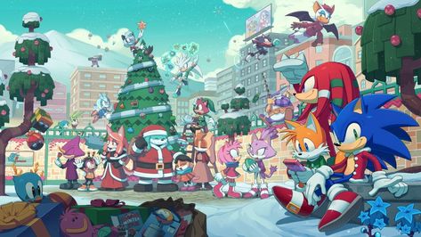 Sonic Prime Sonic, Sonic Christmas, Sonic And Friends, Sonic Frontiers, Sonic Prime, Sonic Fan Characters, Sonic Franchise, Hedgehog Art, Sonic Fan Art