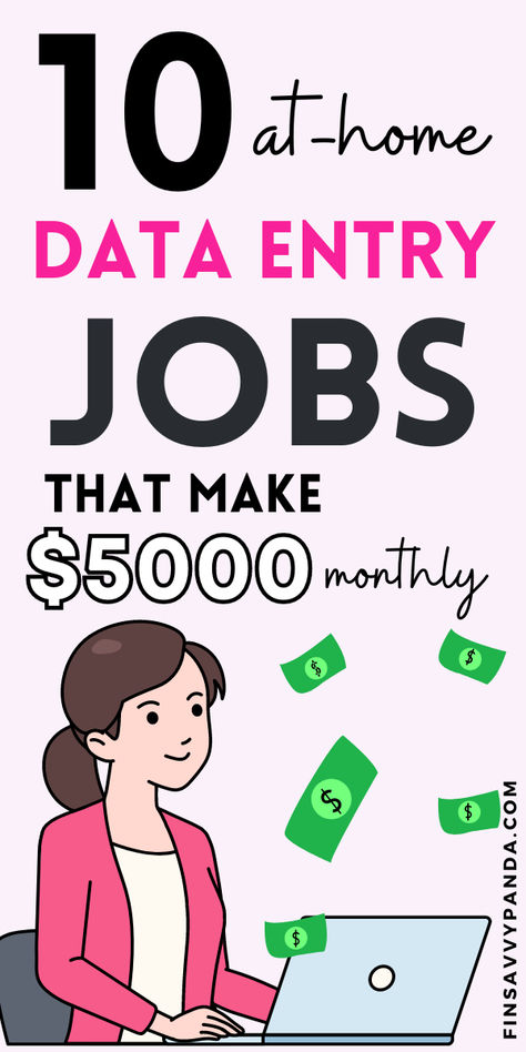 Do you want to work from home with a flexible schedule? Check out the best data entry jobs for beginners! These part-time, remote positions require no experience, making them perfect for anyone looking to start earning extra income. Enjoy the freedom of working from home while managing your own hours with these simple job opportunities! Data Entry Jobs From Home, Data Entry Clerk, Online Data Entry Jobs, Typing Jobs From Home, Jobs At Home, Online Jobs For Moms, Work From Home Careers, Typing Jobs, Jobs From Home