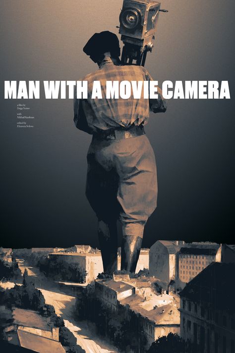 Piotr Jabłoński, Man With A Movie Camera, Amazing Digital Art, Movie Camera, Pop Culture Art, Alternative Movie Posters, Black Dragon, Film Posters, Documentary Film