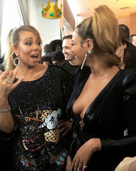 Beyoncé & Mariah Carey  at the Roc Nation Pre-Grammy Brunch 27th January 2018 Beyonce Fashion, King B, Roc Nation, Queen Bee Beyonce, Women Lawyer, Celebrity Siblings, Seth Rogen, Beyonce Knowles Carter, Beyonce Style