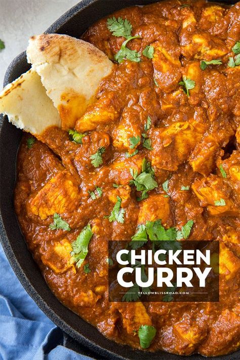 Chicken Curry is flavorful Indian-inspired dish made in just 30-minutes. Tender chicken is cooked in a homemade curry sauce that's perfect over rice! Homemade Curry Sauce, Recipes Noodles, Murgh Makhani, Food Chinese, Homemade Curry, Curry Chicken Recipes, Curry Sauce, Tender Chicken, Indian Inspired