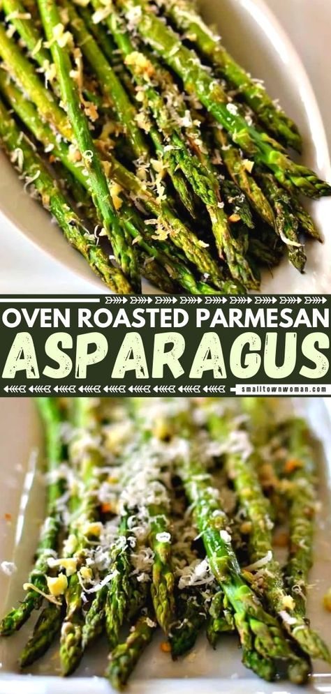 simple healthy side dishes Asparagus Recipes Air Fryer, Roasted Asparagus Parmesan, Parmesan Asparagus Baked, Healthy Asparagus, Oven Roasted Garlic, Ways To Cook Asparagus, Asparagus Recipes Oven, Roasting Garlic In Oven, Best Asparagus Recipe