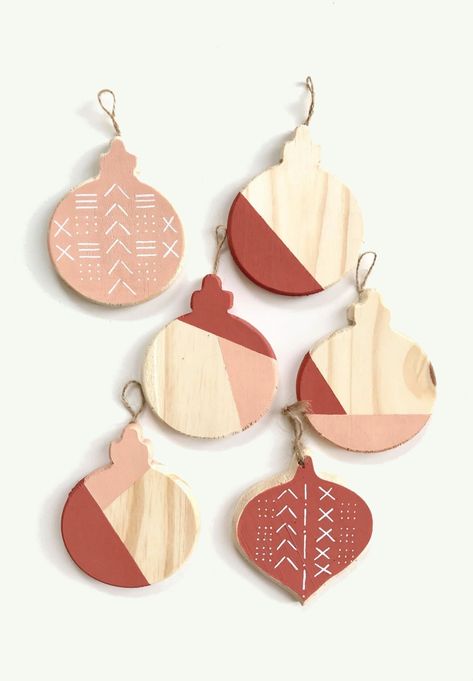 Color Block Christmas Ornaments – melissa mary jenkins art Block Christmas Ornaments, Boho Christmas Decor, Earthy Colours, Personalised Christmas Decorations, Painted Christmas Ornaments, Natural Christmas, Xmas Diy, Wood Christmas Ornaments, Wooden Christmas Ornaments