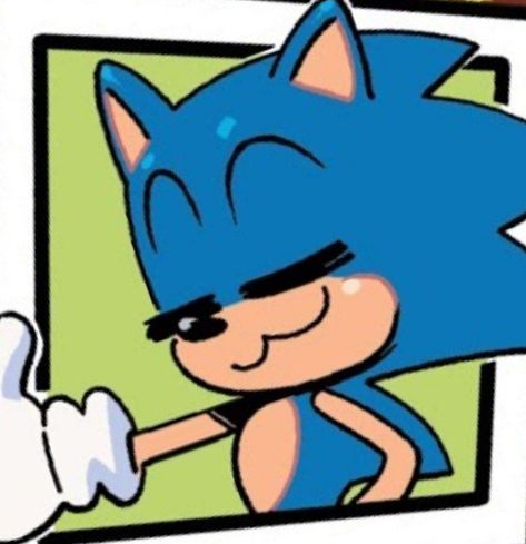 Sonic Idw Comics Icons, Sonic The Hedgehog Comic Icons, Sonic Thumbs Up, Idw Sonic Icon, Sonic Comic Panels, Sonic Idw Pfp, Sonic Comic Pfp, Archie Sonic Pfp, Sonic Comic Icons