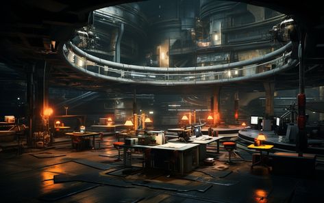 Underground Lab, Futuristic Lab, Underground Bunker, Lab Tech, Resident Evil, High Tech, Cyberpunk, Lab, Quick Saves