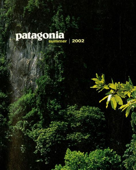 Patagonia catalog | Summer 2002 | @patagonia #patagonia #archive #moodboard #aesthetic #2000s Vintage Patagonia Catalog, Patagonia Magazine Cover, Patagonia Wallpaper, Patagonia Catalog, Patagonia Ad, Poster Prints Music, Patagonia Aesthetic, Patagonia Poster, Patagonia Branding