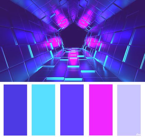 Synth Wave Color Palette, Neo Color Palette, Neon Cyberpunk Color Palette, Cyberpunk Color Palette Purple, Cyberpunk Colors Palette, Ultraviolet Color Palette, Nightclub Color Palette, Blacklight Color Palette, Metaverse Color Palette