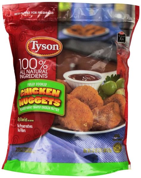 Milk Allergy Mom, Tyson Chicken, Tyson Foods, Frozen Chicken Nuggets, Chicken Breast Fillet, Frozen Snack, Chicken Patties, Cooked Chicken, Free Amazon