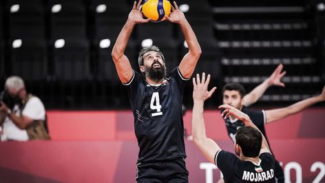 Iran men's national volleyball team defeated Poland in its first game in Olympics 2021 with a 3-2 victory. Saeid Marouf, Saeed Marouf, Volleyball Iran, Volleyball Wallpaper, Volleyball Games, 2020 Olympics, Study Organization, Man Games, Tokyo 2020