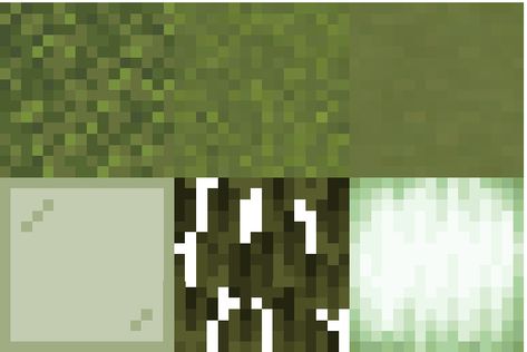 Minecraft Green Block Palette, Minecraft Green Palette, Minecraft Palates, Minecraft Palettes, Minecraft Palette, Minecraft Block Palette, Minecraft Pallets, Block Pallets, Starry Forest