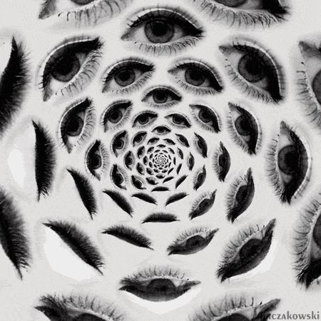 Eye Vortex Arte Inspo, Eye Art, Pics Art, Fractal Art, Optical Illusions, Visual Artist, Dark Art, Art Videos, Dark Aesthetic