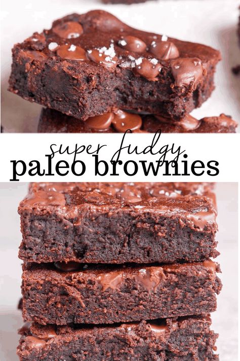 These Super Fudgy Brownies are the best healthy fudgy brownie recipe ever. Made using almond flour, cocoa powder, and no refined sugar - they are gluten free, dairy free, and still the fudgiest brownies ever! #brownies #fudgy #chocolate #healthy #baking #recipe #food #dessert #glutenfree Healthy Fudge Brownies, Paleo Chocolate Cupcakes, Erin Lives Whole, Chickpea Brownies, Cake Like Brownies, Healthy Fudge, Using Almond Flour, Brownies Fudgy, Gluten Free Brownies Recipe