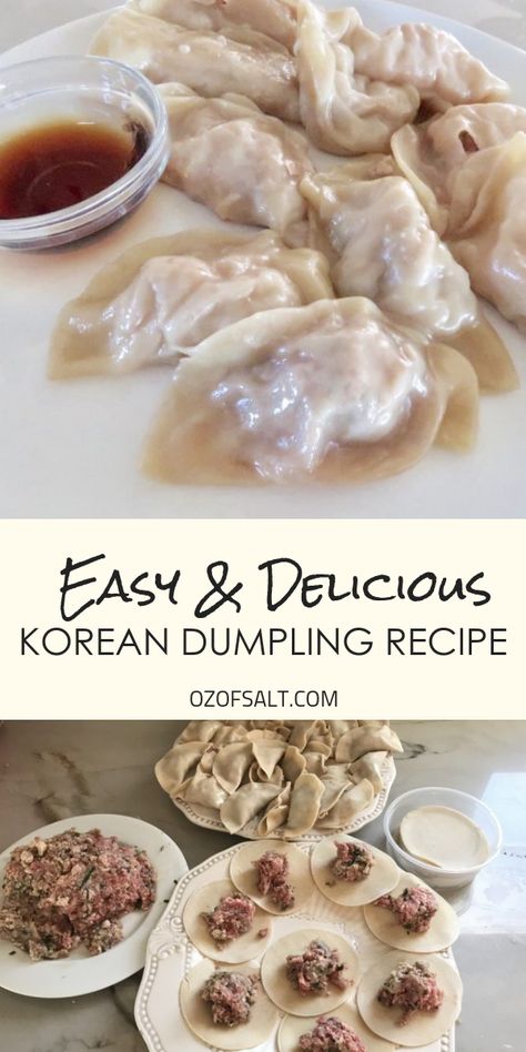 Lunch Recipes Korean, Korean Inspired Recipes, How To Make Korean Dumplings, Mandoo Recipe Korean Food, Traditional Asian Food Recipes, Recipes For Dinner Korean, High End Food Recipes, Korean Authentic Recipes, Tangululu Korean Recipe