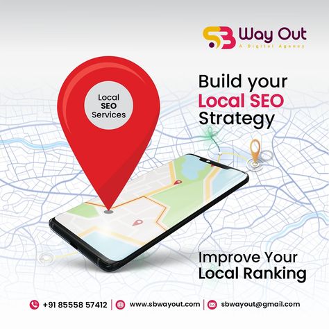 Boost Your Local SEO with SB Wayout! 🚀 Elevate your local presence with our expert Local SEO Services at SB Wayout! 🌟📍 Whether you’re a small business or a large enterprise, our strategies are tailored to help you dominate local search results. Improve your local ranking, attract more customers, and watch your business grow. Contact us today and let’s build your Local SEO strategy! 📈🔍 Our services include Branding Website Designing & Development Social media marketing (SMM) Digital Marketin... Local Marketing, Seo Guide, Local Seo Services, Branding Website, Website Designing, Youtube Marketing, Seo Optimization, Seo Expert, Local Seo