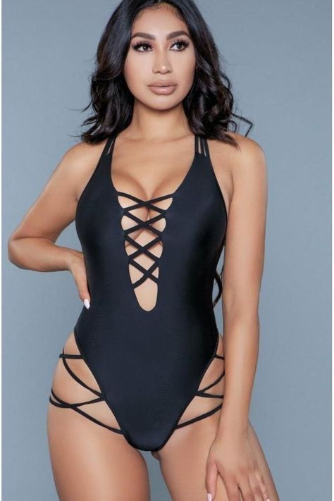 Criss Cross One Piece Swimsuit Bleach Drip, Cheeky Swimsuit, Beach Dresses Casual, Strappy Swimwear, Beer Girl Costume, Bandage Swimsuit, Swimsuit Fabric, Curvy Swimwear, 1 Piece Swimsuit