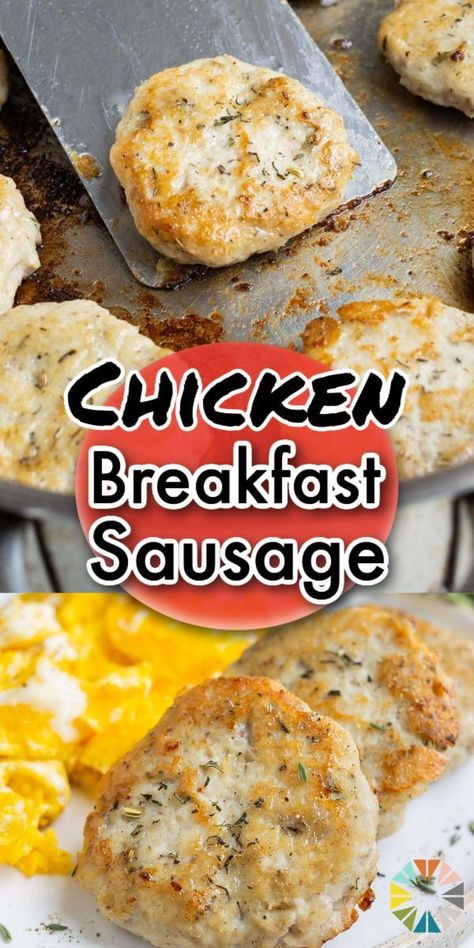 chicken breakfast sausage Diy Breakfast Sausage, Chicken Breakfast Sausage, Breakfast Sausage Recipe, Breakfast Sausage Seasoning, Chicken Fennel, Breakfast Sausage Patties, Homemade Breakfast Sausage, Bagel Breakfast Sandwich, Breakfast Sausage Recipes