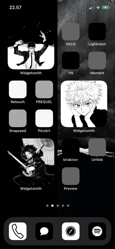 Hunter X Hunter Phone Theme, Hunter X Hunter Phone Case, Hunter X Hunter Phone Wallpaper, Hxh Themed Phone, Hunter X Hunter App Icons, Hunter X Hunter Wallpapers Iphone, Hunter X Hunter Wallpapers Aesthetic, Anime Home Screen, Anime Layouts