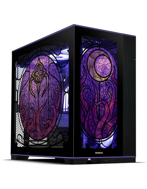 Limited edition Nyarthlotep PC case from Ironside Diy Pc Case, Diy Pc, Eldritch Horror, Elegant Beauty, Gaming Pcs, Gaming Room Setup, Pc Case, Pc Setup, Desktop Decor