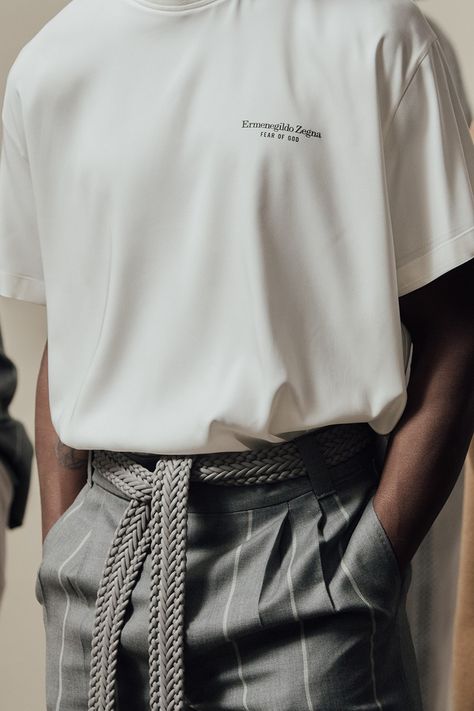 Fear of God x Ermenegildo Zegna Shot By Tommy Ton | HYPEBEAST Designer Outfits Men, Minimal Shirt Design, Jerry Lorenzo, Tommy Ton, Design Jersey, Stockholm Street Style, Shirt Design Inspiration, Milan Fashion Weeks, Street Style Paris