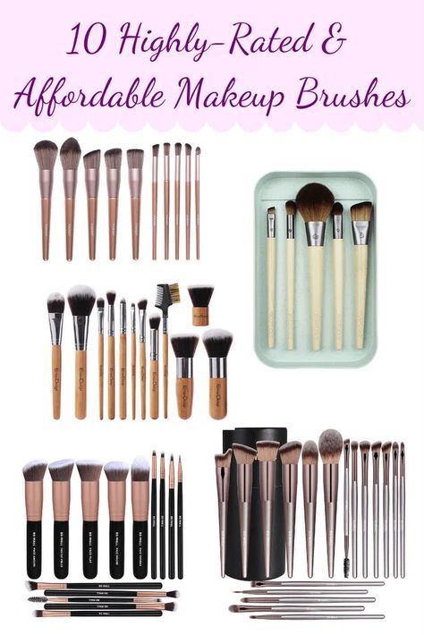 Best Affordable Makeup, Best Eye Makeup Brushes, Sigma Makeup Brushes, Best Cheap Makeup, Inexpensive Makeup, Affordable Makeup Brushes, Makeup Brush Set Best, Beauty Myth, Essential Makeup Brushes