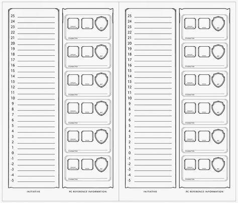 Combat Tracker Dnd, D&d Initiative Tracker, Initiative Tracker Dungeons And Dragons, Dnd Tracker, Dnd Initiative Tracker, Dm Binder, Initiative Tracker, Dm Tools, Dm Ideas