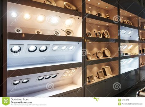 Lighting Store Design, Electric Shop Design, Showroom Lighting Ideas, Electric Store Design, Lighting Showroom Design, Electrical Shop Interior Design, Light Showroom Design Display, Lighting Store Showroom, Electrical Showroom Interior Design