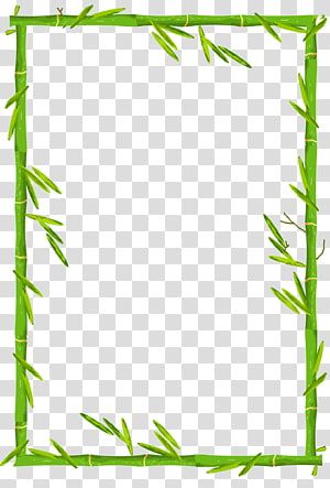 Bamboo Border, Bamboo Drawing, Book Transparent, Crown Illustration, Vine Border, Frame Illustration, Leaves Illustration, Leaf Illustration, Leaf Border