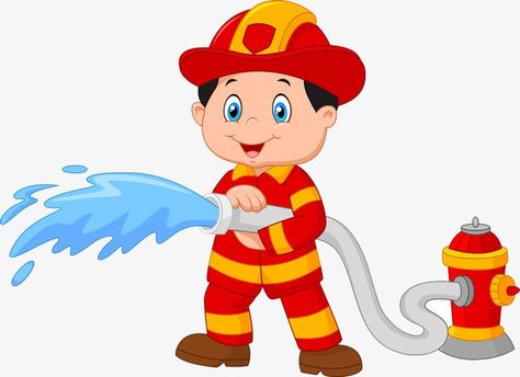 Firefighter Cross, All About Me Preschool, Female Firefighter, Firetruck Birthday, Fire Hose, Plain Wallpaper, Topper Cake, Cartoon Pics, Free Clip Art