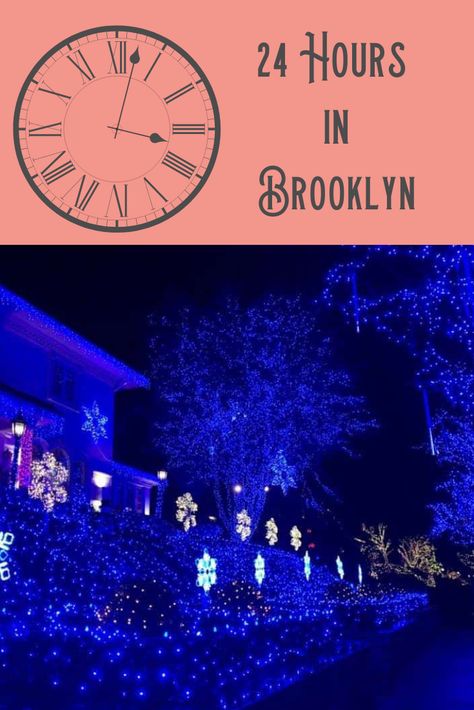 So you want to spend a perfect one day in Brooklyn itinerary with the Brooklyn Bridge tour? Join me for a day of eating, walking, and brownstones! #brooklyn #newyork Brooklyn Itinerary, New York State Travel, Traveling To New York, New York Bucket List, New York City Christmas, Brooklyn Newyork, Day Of Eating, City Christmas, Vacation Packing List