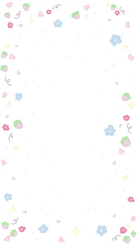 Cute Frame Wallpaper, Photocard Background, Cute Border, Wallpaper Wa, Happy Birthday Art, Instagram Photo Frame, Coloring Calendar, Page Borders Design, Floral Border Design