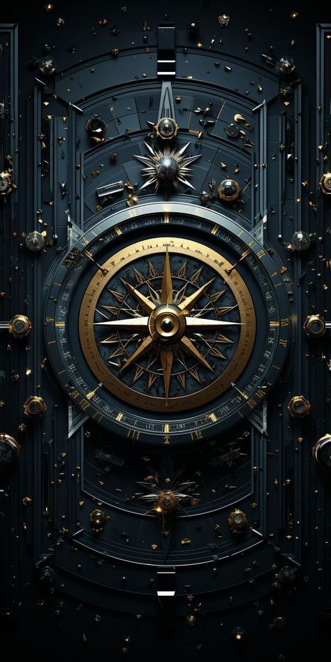 Compass Wallpaper, Steampunk Wallpaper, Home Screen Wallpaper Hd, Iphone Wallpaper Texture, Screen Wallpaper Hd, Gold Art Painting, Abstract Wallpaper Backgrounds, Iphone Wallpaper Hd Nature, Technology Wallpaper