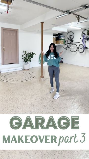 Diy Garage Makeover Budget, Stained Garage Floor, Garage Floor Paint Colors, Garage Cave Ideas, Cheap Garage Floor Ideas, Diy Garage Floor Makeover, Diy Epoxy Garage Floor, Garage Floor Paint Ideas, Garage Sitting Area Ideas