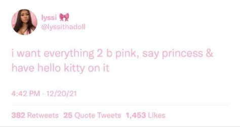 Girly Tweets, Pink Tweets, Cute Tweets, Pink Twitter, 25th Quotes, Entertaining Quotes, Pink Quotes, Doing Me Quotes, Good Quotes For Instagram