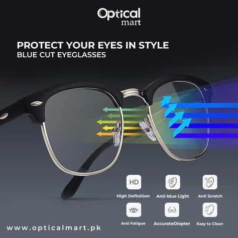 Protect your eyes from the digital rays! Shop the high-quality blue cut lenses. Shop Now: https://opticalmart.pk/collections/sunglasses #babyglasses #prescriptionglasses #eyewear #prescription #bluecut #optical #opticalmart #vision #shopnow Eyewear Shop Design, Indian Images, Baby Glasses, Eyewear Photography, Eyewear Store Design, Anti Glare Glasses, Change Your Eye Color, Cut Glasses, Trendy Eyewear