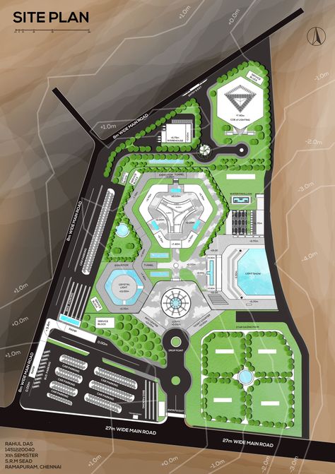 Hotel Site Development Plan, Museum Landscape Design Plan, Site Concept Architecture, Site Plan Ideas Architecture, Museum Site Plan Architecture, Photoshop Site Plan, Hotel Site Plan Architecture, Site Development Plan House, Museum Plan Architecture